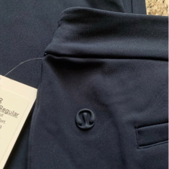 NWT Lululemon Straight-Leg Mid-Rise Luxtreme Pant Navy Blue - Picture 7 of 11